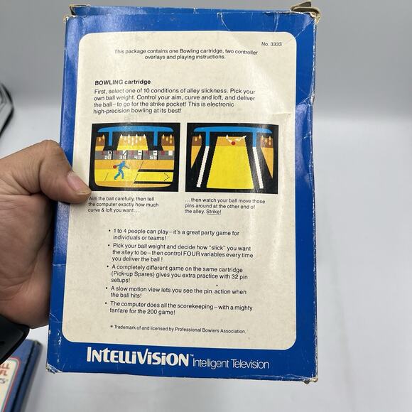 Bowling Intellivision Complete in Box CIB - Retro Fun! - Picture 3 of 10